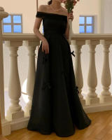 Vestido de novia ligero francés con satén de sensación simple y lujosa, compromiso sin tirantes, emisión de certificado, ceremonia de banquete, - details 9