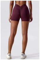 Pantalones cortos sin costuras para mujer ideal para el gimnasio y deportes al aire libre material de nylon transpirable y elástico con capucha tipo yoga y stretch aptos para primavera y verano - details 25