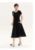 Vestido Semir para Mujer Cintura Ajustada, Versátil, Cuello Redondo, Dos Piezas, Moda de Verano 2024 - details 1