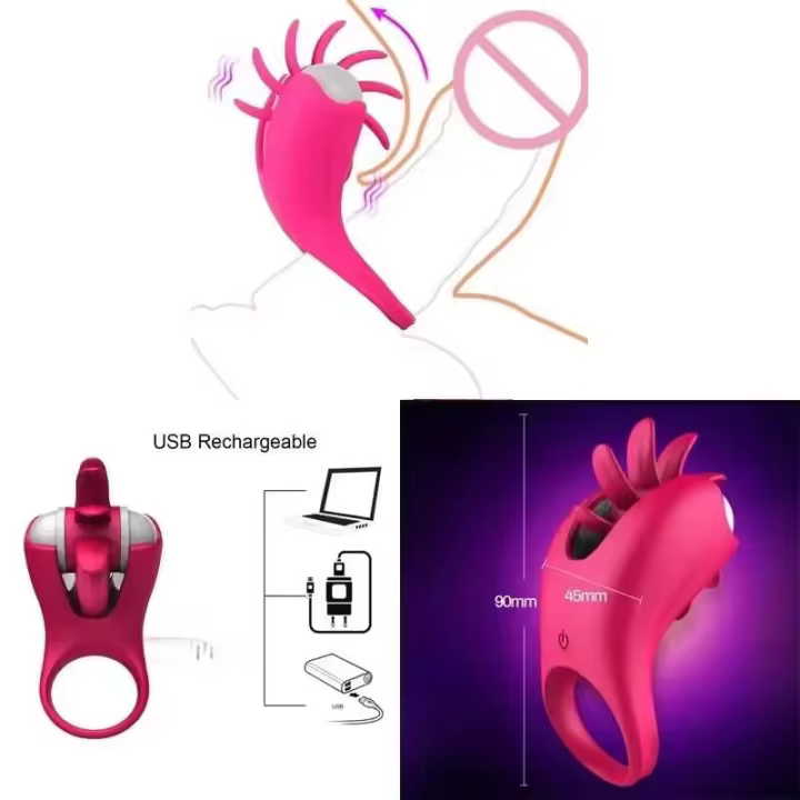 Anillo vibrador Leten Phallus para hombres, inserción sexual, retraso de la eyaculación, tapón Anal, pero tapón, estimulación de la carrera, Dirudo - 1