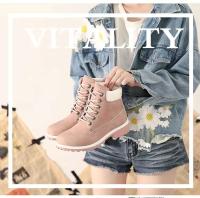 Botas de trabajo clásicas de cuero con cordones para hombre y mujer - details 2