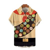 Camisas hawaianas: camisas de manga corta estampadas de secado rápido para playas, ocio, fiestas y vacaciones. - details 7