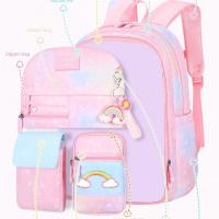 Mochila infantil de arcoíris con apertura lateral estilo refrigerador, bolso de hombro con apertura de puerta, bolso escolar para estudiantes de estilo coreano - details 11