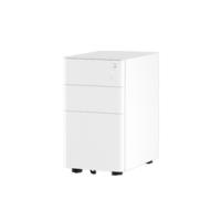 Archivero de Armario de Oficina Móvil con Ruedas Metalico Mueble de Oficina con Cerradura y Llave para Carta/A4 Blanco, 51 x 40 x 64cm - details 9