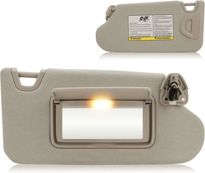 Altima 2017 2013 2014 2015 2016 2018 Nissan coche con luz 96401-3TA2A 96400-3TA2A visera solar del lado del conductor del pasajero - 1