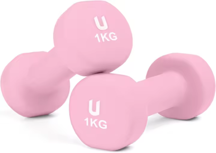 Mancuernas Antideslizantes de Hierro-Neopreno Suaves al Tacto, Diseño Ergonómico, Anti-Rodadura, Gimnasio en Casa, Fitness Para Hombres y Mujeres - 1