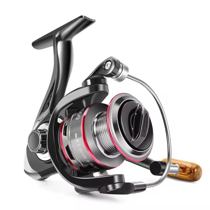 Carrete de Pesca Huidiao de Acero Inoxidable 1000-7000 Giro Ideal para Pesca en el Mar y Carpa - 1