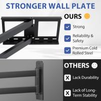 Soporte de Pared para TV con Brazo Artículo Extra Largo de 850mm Giratorio e Inclinable - details 5