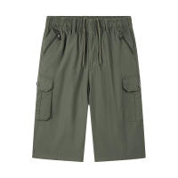 Pantalones Cortos de Algodón Puro para Hombres CHAIFENKO Ligeros, Múltiples Bolsillos, Ajuste Regular, Moda de Verano para Exteriores - details 4