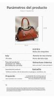 Bolso de mujer nuevo empalme viaje de moda gran capacidad hombro bandolera bolso madre - details 2