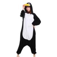 Pijama De Pingüino Para Adultos One Piece Cosplay Navideño De Franela Cálido Ropa De Casa Para Mujeres Y Hombres - details 0