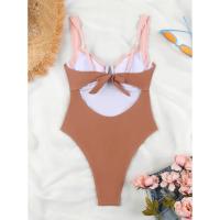 Traje de baño de una pieza, Bikini para mujer, nuevo estilo, traje de baño empalmado, diseño integrado, traje de baño cómodo y elegante - details 15