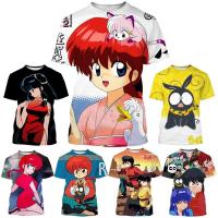 Camisetas con estampado 3D de Anime japonés Lanma para hombre y mujer, camisetas informales de talla grande, deportes callejeros, transpirables de secado rápido - details 1