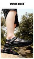 Sandalias romanas clásicas para hombre, zapatos de agua para interior y exterior de goma antideslizantes hechos a mano para playa, verano - details 19