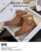 Nuevas botas de nieve de terciopelo cálidas botas de mujer botas cortas casuales versátiles - details 2