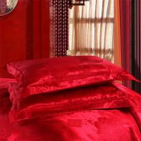 Juego de cama de alta gama, jacquard, tamaño king, juego de cama de boda europeo de lujo - details 15