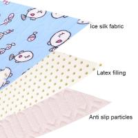 Estera de enfriamiento portátil para perros de dibujos animados, alfombrilla antideslizante de látex de algodón para mascotas, cama suave para gatos, sofá, esteras para acampar - details 4