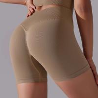 Pantalones cortos de cintura alta para mujer, ropa deportiva para Yoga, gimnasio, correr, pantalones cortos de entrenamiento - details 11