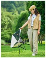 Silla de práctica plegable ultraligera portátil con forma de luna para acampar al aire libre, desmontable, para pesca en la playa, y pequeña silla para pícnic - details 16