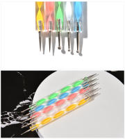 Pluma de Puntos KADS Colorida para Arte de Uñas 5PCS Cabeza Metálica Duradera Adecuada para Hacer Puntos Circulos Flores - details 4