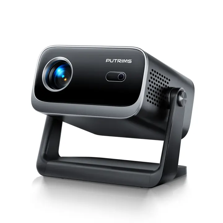 Proyector Portatil【145° Rotación/Enfoque Remoto Corrección】 18000LM Proyector Portátil FHD 1080P Mini Proyector, WiFi Bluetooth Proyector 4K Soporte Cine en Casa para iOS/Android/HDMI/USB - 1