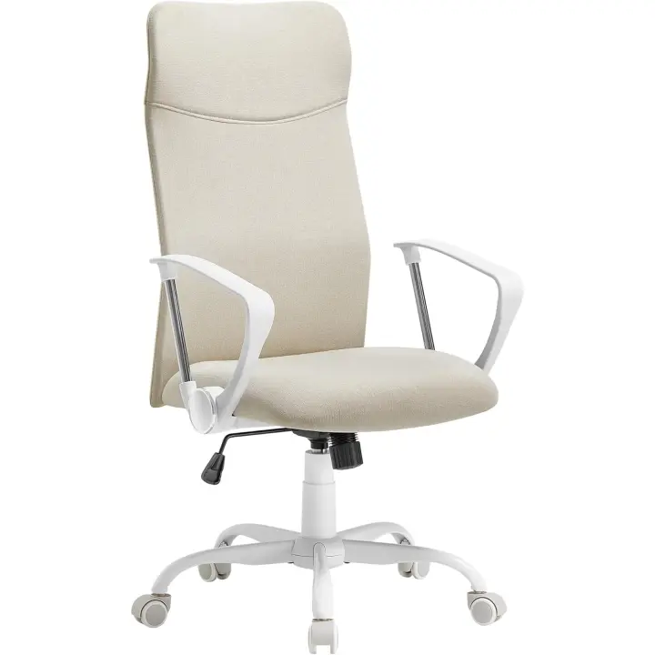 Silla de Oficina Ergonómica Asiento Giratorio Ajustable en Altura y Inclinación Carga de 120 kg - 1