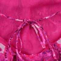 BUNO-vestido elegante fino con tirantes y lazo en la espalda, vestidos largos con diseño sin espalda, novedad de verano 2025, ropa de playa estampada para mujer - details 11