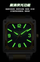 Reloj de hombre luminoso, impermeable, de marca suiza, nuevo reloj de cuarzo de moda. - details 9