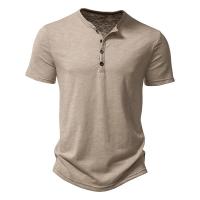 Camiseta de fibra de bambú para hombre, camisa de manga corta con cuello, informal, de alta calidad, básica, a la moda, de verano - details 0