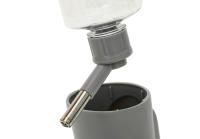 HOOPET-dispensador de agua automático para perro y gato, hervidor Vertical móvil, suministros para mascotas, sin boca húmeda - details 8