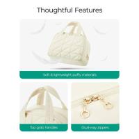Bolso acolchado de maquillaje para mujer, organizador de maquillaje de gran capacidad, bolsa de cosméticos para artículos de tocador, accesorios, mochila de lujo de alta gama - details 6