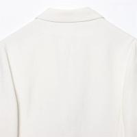 Chaqueta corta de tres piezas con lazo de color contrastante de diseñador 2025, nueva moda femenina de verano con temperamento. - details 9