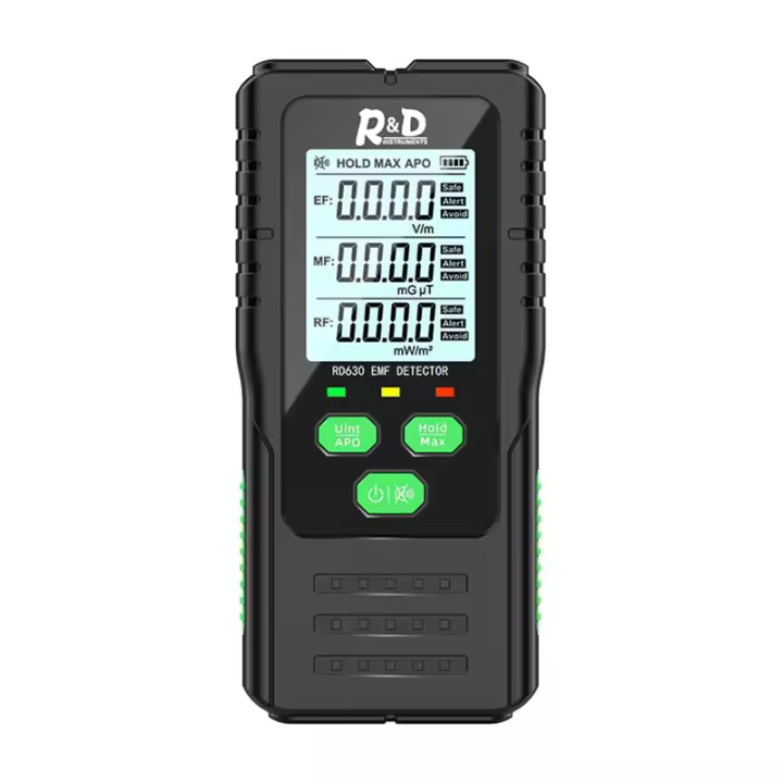 Detector de radiación de campo electromagnético 3 en 1, medidor EMF multifuncional, portátil, medidor de advertencia de radiofrecuencia - 1