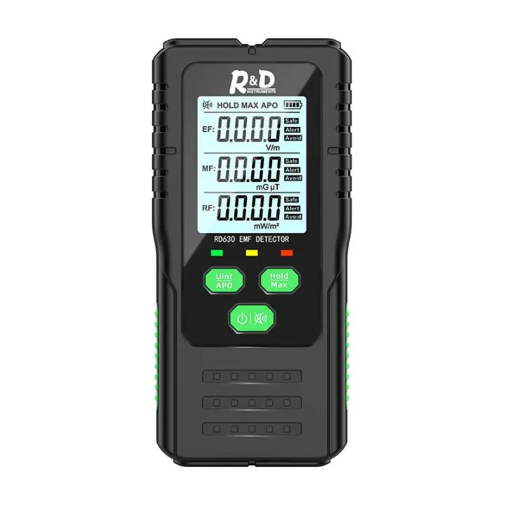 Detector de radiación de campo electromagnético 3 en 1, medidor EMF multifuncional, portátil, medidor de advertencia de radiofrecuencia - 1