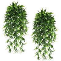 Plantas artificiales de ratán persa, colgante de enredo verde falso, plantas de plástico resistentes a los rayos UV para exteriores, decoración para fiesta de boda - details 11