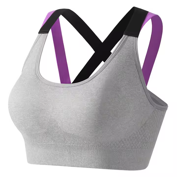 Sujetador de Yoga deportivo sin costuras para mujer, bralette de impacto activo para gimnasio, Top de Fitness, ropa interior femenina, Sujetador deportivo - 1