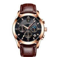 Reloj a prueba de agua luminoso para los hombres estudiante coreano tendencia de moda calendario - details 0