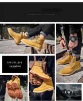 Botas altas informales marrones de alta calidad, botas de nieve de lujo de diseñador - details 0