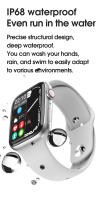 Reloj inteligente W27 Pro, dispositivo con Bluetooth, llamadas, detección de frecuencia cardíaca, notificación de mensajes, bloqueo de contraseña, pantalla - details 14