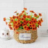 Conjunto de 6 Flores Artificiales de Eucalipto Violeta para Jardinería Exterior y Decoración de Arreglos Florales en Balcón - details 3