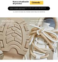 Zapatillas de Ocio para Mujer Primavera 2025 Estilo Coreano Versátil con Suela Gruesa y Transpirable para Estudiantes - details 8