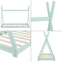 Cama para niños pequeños Cama Infantil 160 x 80cm Estructura Tipi de Madera Pino Color Pino Natural - details 41