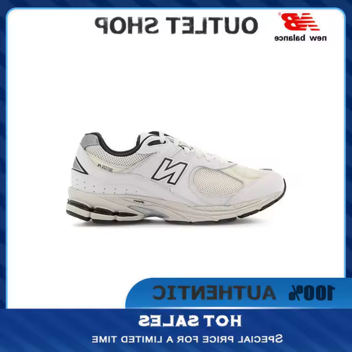 LETEN 【100% AUTÉNTICO】 NB 2002R Blanco " Zapatillas ML2002RQ Zapatillas deportivas de moda unisex para hombres y mujeres Pegatinas de pared - 1