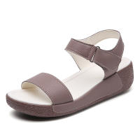 Sandalias de cuero de verano para mujer, zapatos de moda para mujer - details 1