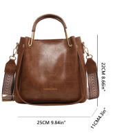 Bolso de hombro de cuero PU de gran capacidad para mujer, bolsos de mano de diseñador, tendencia de moda, invierno, 2023 - details 0