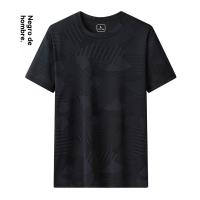 Top de hielo de manga corta para hombre, ropa de verano, transpirable, con protección solar UPF50 + - details 12