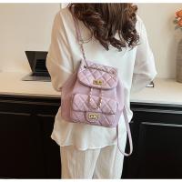 Mochila de mujer con cadena de rombos 2025 nueva mochila versátil de moda de primavera mini mochila - details 52