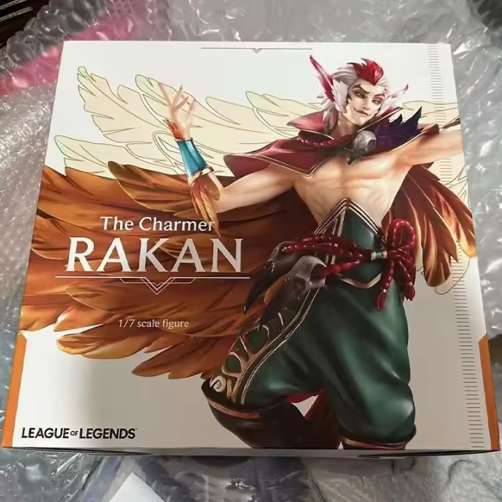 Figura de acción de League of Legends Rebel Xayah & The Charmer Rakan, muñecos coleccionables en miniatura, regalo - 1