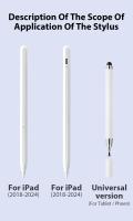 Bolígrafo Estilus de Metal para Apple Pencil Accesorio de Tabletas Recargable con Litio - details 0