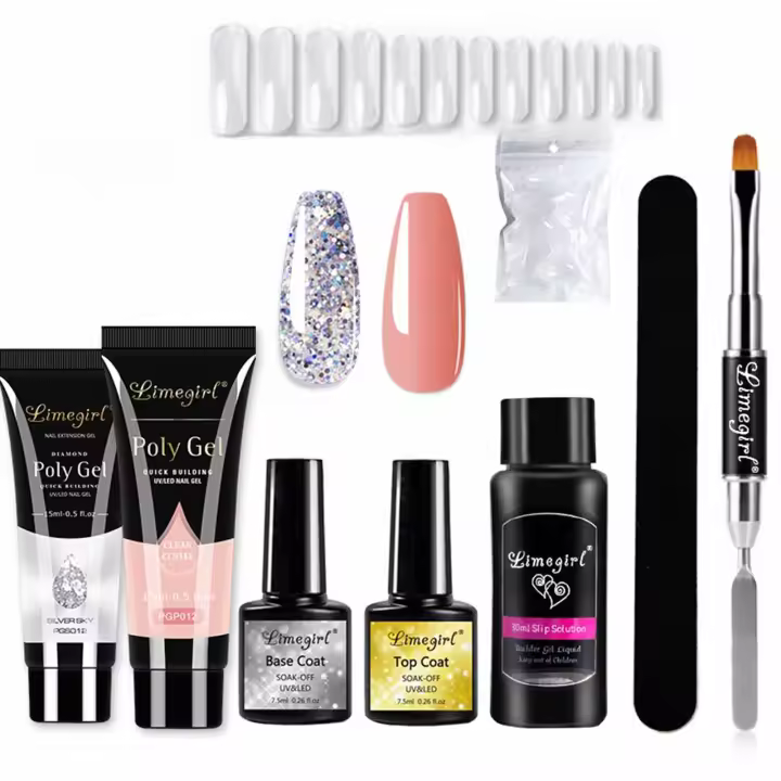 Kit de Extensión de Uñas de Gel Franco Manicura Casera DIY para Principiantes - 1
